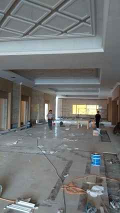 河南史丹利集團(tuán)招待酒店3855㎡裝修工地圖_現(xiàn)場施工圖文直播